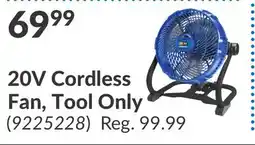 Princess Auto 20V Cordless Fan, Tool Only offer