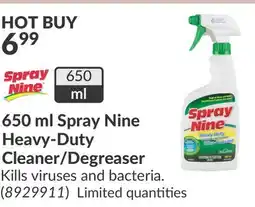 Princess Auto 650 ml Spray Nine Heavy-Duty Cleaner/Degreaser offer