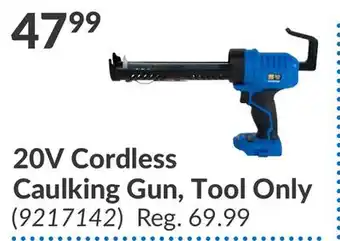 Princess Auto 20V Cordless Caulking Gun, Tool Only offer