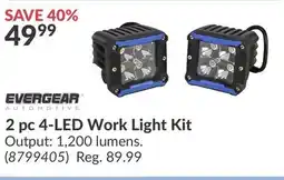 Princess Auto 2 pc 4-LED Work Light Kit offer