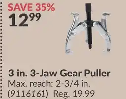 Princess Auto 3 in. 3-Jaw Gear Puller offer