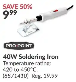 Princess Auto 40W Soldering Iron offer