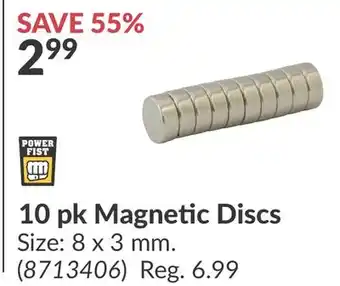 Princess Auto 10 pk Magnetic Discs offer