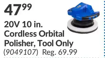 Princess Auto 20V 10 in. Cordless Orbital Polisher, Tool Only offer