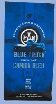 Princess Auto Blue Truck Coffee offer