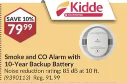 Princess Auto Smoke and CO Alarm with 10-Year Backup Battery offer