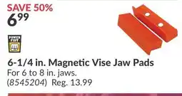 Princess Auto 6-1/4 in. Magnetic Vise Jaw Pads offer