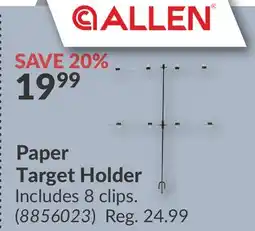 Princess Auto Paper Target Holder offer