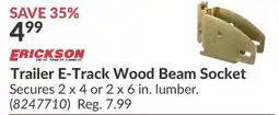 Princess Auto Trailer E-Track Wood Beam Socket offer