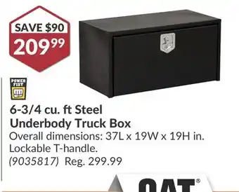 Princess Auto 6-3/4 cu. ft Steel Underbody Truck Box offer