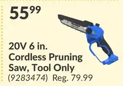 Princess Auto 20V 6 in. Cordless Pruning Saw, Tool Only offer