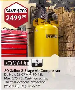 Princess Auto 80 Gallon 2-Stage Air Compressor offer