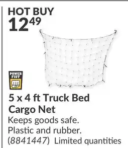 Princess Auto 5 x 4 ft Truck Bed Cargo Net offer