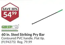 Princess Auto 60 in. Steel Striking Pry Bar offer