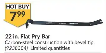 Princess Auto 22 in. Flat Pry Bar offer