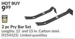 Princess Auto 2 pc Pry Bar Set offer