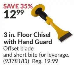 Princess Auto 3 in. Floor Chisel with Hand Guard offer