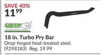 Princess Auto 18 in. Turbo Pry Bar offer