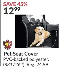 Princess Auto Pet Seat Cover offer