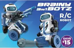 Showcase BRAINY 3IN1 BOTZ R/C ROBOT offer