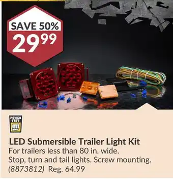 Princess Auto LED Submersible Trailer Light Kit offer