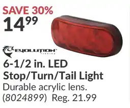 Princess Auto 6-1/2 in. LED Stop/Turn/Tail Light offer