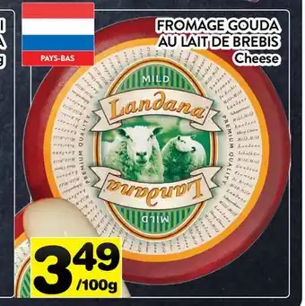 Supermarché PA FROMAGE GOUDA AU LAIT DE BREBIS | Cheese offer