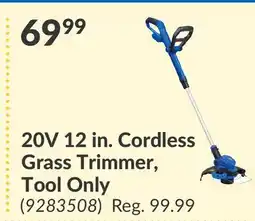 Princess Auto 20V 12 in. Cordless Grass Trimmer, Tool Only offer