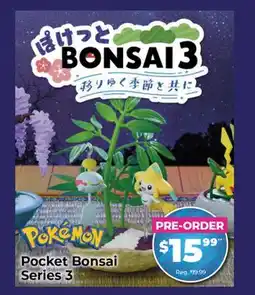 Showcase Pokemon Pocket Bonsai Series 3 offer