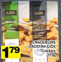 Supermarché PA CRAQUELINS CROSTINI ILIOS | CRACKERS offer