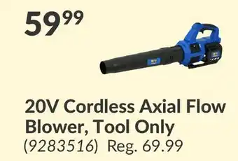 Princess Auto 20V Cordless Axial Flow Blower, Tool Only offer