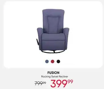 Meubles RD FUSION Rocking Swivel Recliner offer