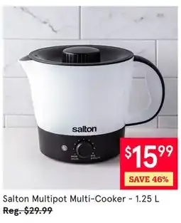 Kitchen Stuff Plus Salton Multipot Multi-Cooker-1.25 L offer