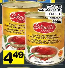 Supermarché PA TOMATES SAN MARZANO BELGUSTO | Tomatoes offer