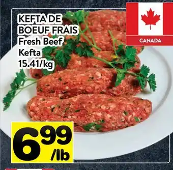 Supermarché PA KEFTA DE BOEUF FRAIS | Fresh Beef Kefta offer