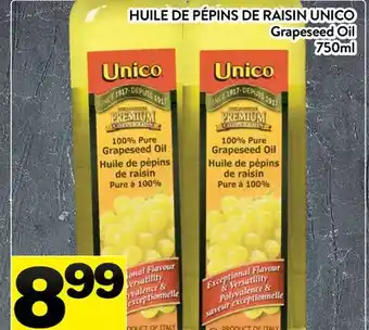 Supermarché PA HUILE DE PÉPINS DE RAISIN UNICO | Grapeseed Oil offer