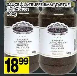 Supermarché PA SAUCE À LA TRUFFE JIMMY TARTUFI | Truffle Sauce offer