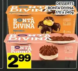 Supermarché PA DESSERTS BONTÀ DIVINA offer