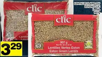 Supermarché PA LENTILLES (LAIRD OU ESTON) CLIC | Lentils offer