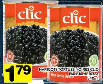 Supermarché PA HARICOTS TORTUES NOIRES CLIC | Black Turtle Beans offer