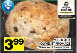 Supermarché PA MICHE AUX OLIVES ET FROMAGE | Olives and Cheese Bread offer