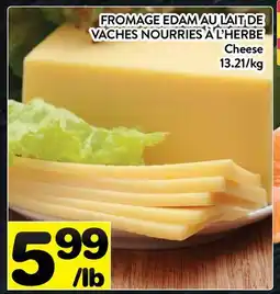 Supermarché PA FROMAGE EDAM AU LAIT DE VACHES NOURRIES À L'HERBE | Cheese offer