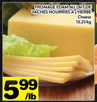 Supermarché PA FROMAGE EDAM AU LAIT DE VACHES NOURRIES À L'HERBE | Cheese offer