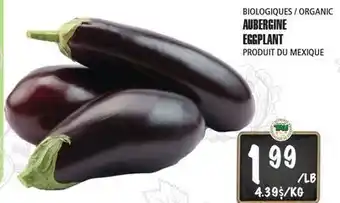 Marches Tau AUBERGINE BIOLOGIQUES offer