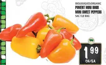 Marches Tau PIMENT MINI DOUX BIOLOGIQUES offer