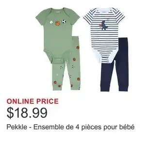 Costco Pekkle - Ensemble de 4 pièces pour bébé offer