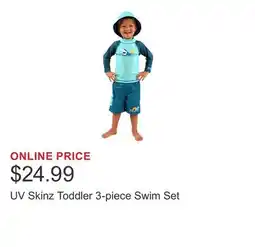 Costco UV Skinz Toddler 3-piece Swim Set offer