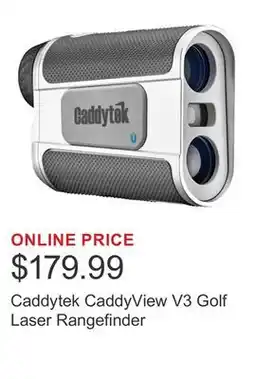 Costco Caddytek CaddyView V3 Golf Laser Rangefinder offer