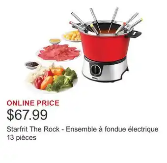 Costco Starfrit The Rock - Ensemble à fondue électrique 13 pièces offer