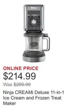 Costco Ninja CREAMi Deluxe 11-in-1 Ice Cream and Frozen Treat Maker offer